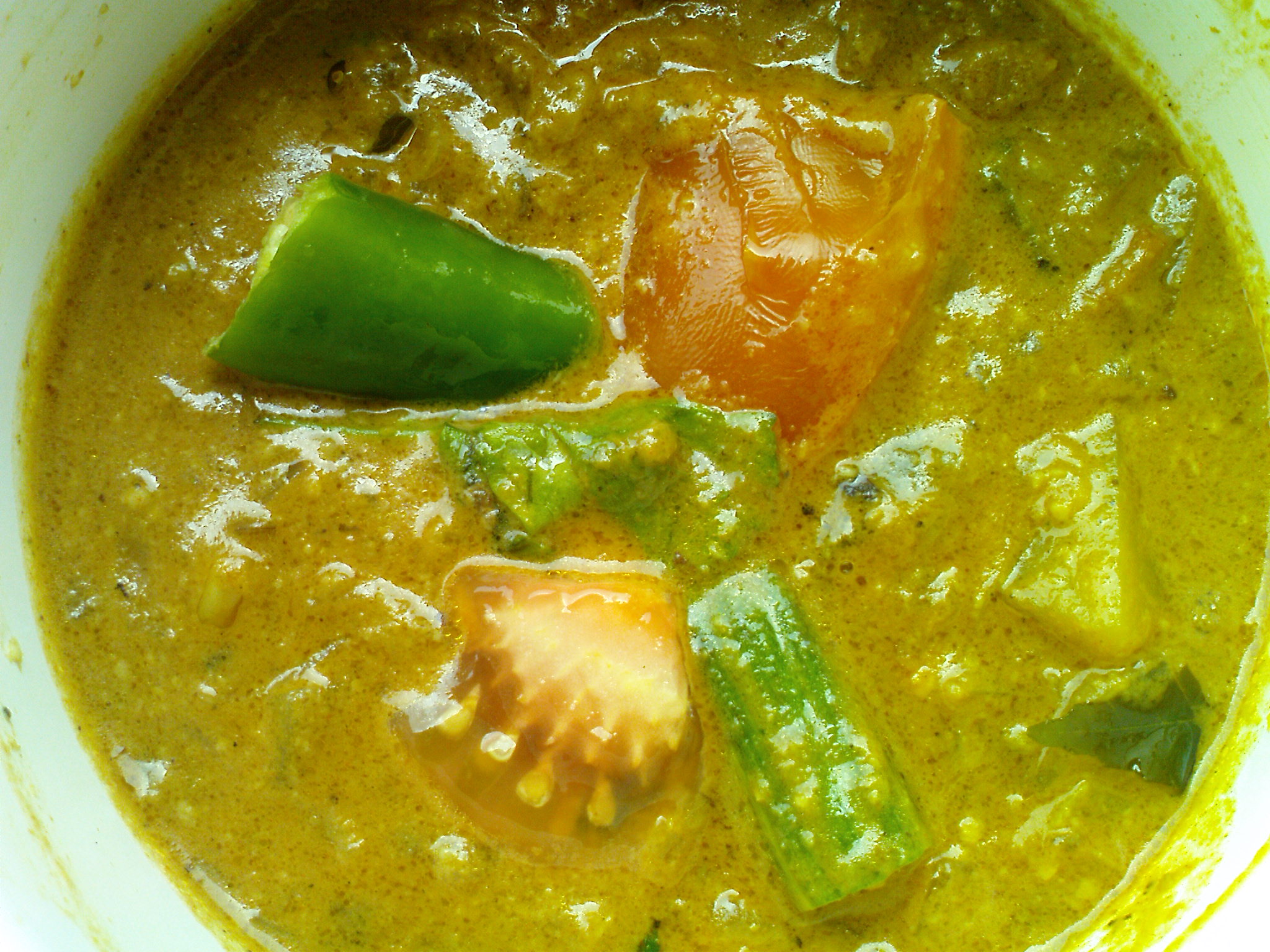 Mixed vegetable curry (Drumstick, potato & brinjal gravy) Mixed vegetable curry (Drumstick, potato & brinjal gravy) picture